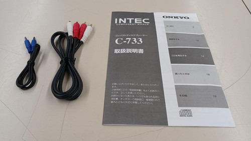 ONKYO C-733 INTEC System CD CD-R AC 100V Audio Player Silver AC100V 50Hz/60Hz - Picture 7 of 8