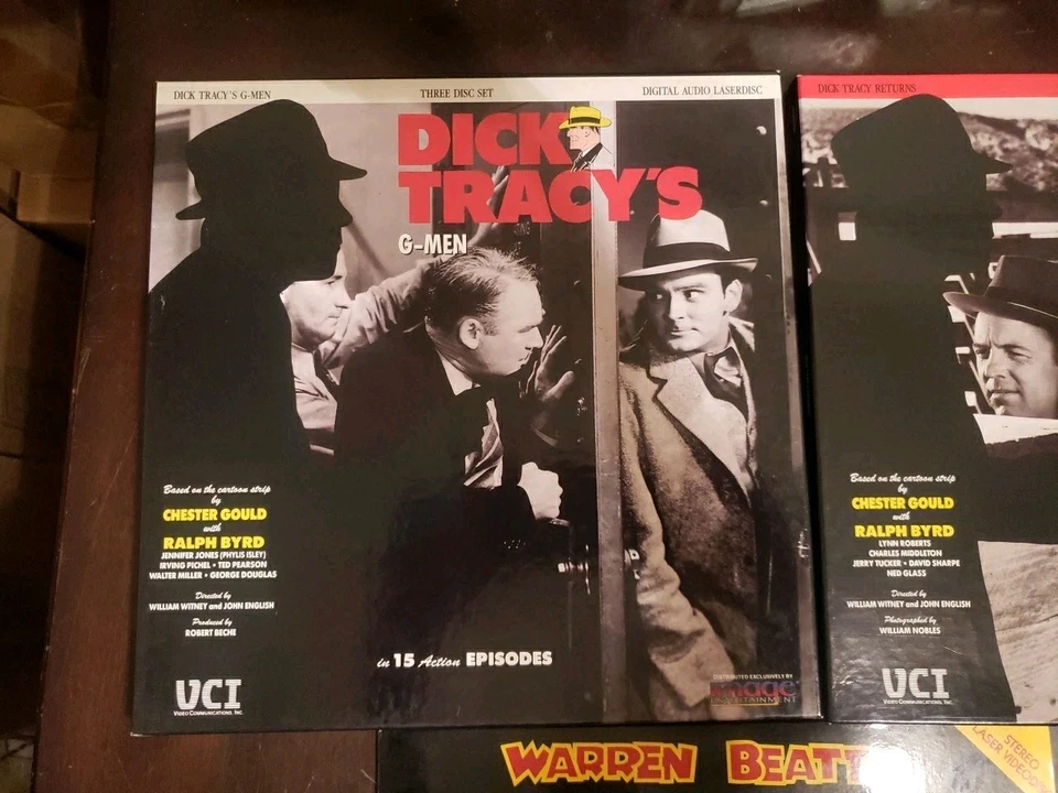 Lot Of 7 Dick Tracy Laserdisc Sets 64 Episodes + Live Action Movie w Madonna W15 - Image 2 of 4
