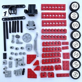 LEGO Vintage Technic Lot 8820 8815 8024: 100% Complete + Instructions & Poster