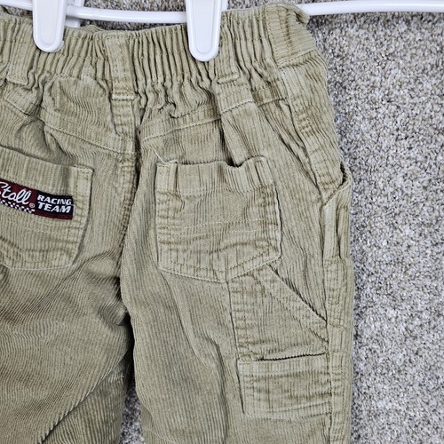 Y2K Disney Pixar Cars 18M Corduroy Pants Lightning McQueen No Stall Racing Team - Picture 7 of 9