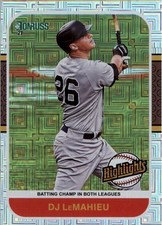 2021 Donruss Highlights Vector #5 DJ LeMahieu - BB