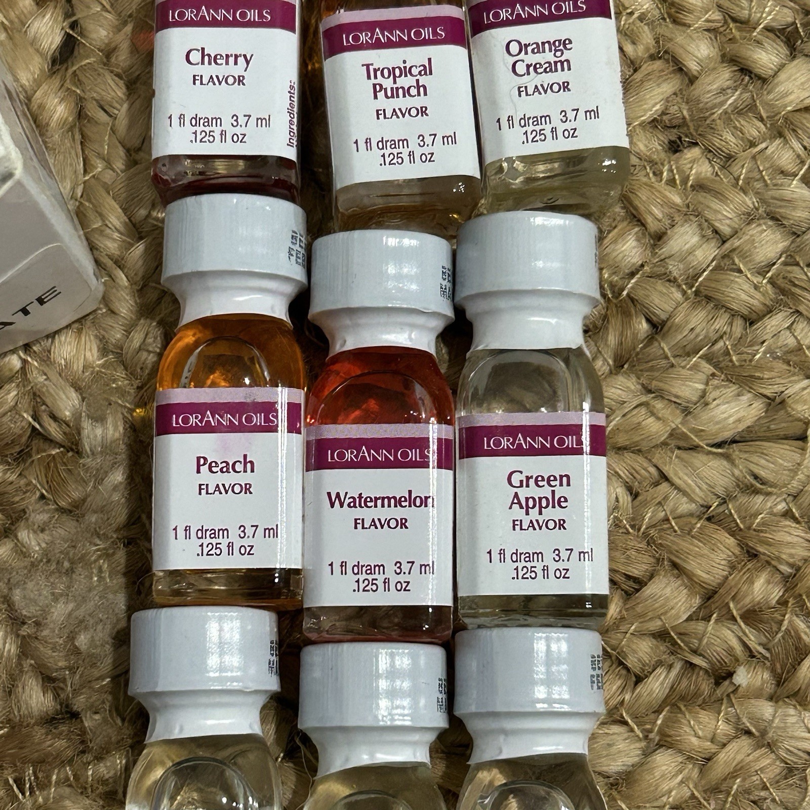 Lorann Super Strength Flavors 12 Pack .125 Fl Oz New Sealed Coconut Green Apple