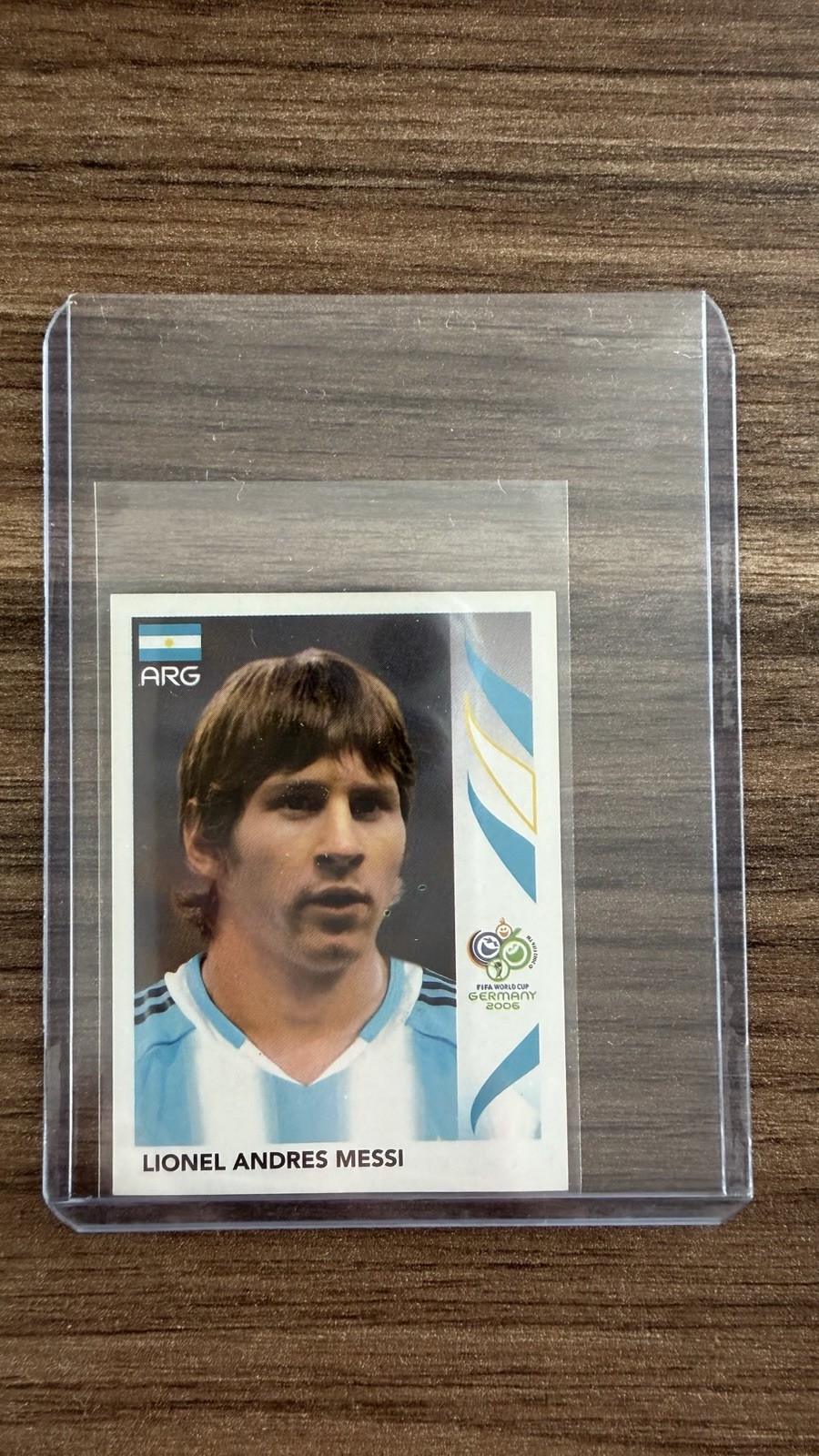 2006 PANINI WORLD CUP ALBUM STICKERS LIONEL MESSI LIONEL ANDRES MESSI #185 M/IT