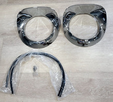 1955 1956 1957 Chevy Truck Chrome Headlight Bezels W Sealshardware Blem Set