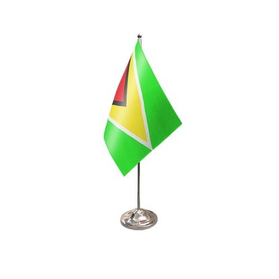 Flagtex Guyana Tischfahne