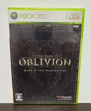 The Elder Scrolls IV 4 Oblivion Game of the Year Edition Xbox 360 Japan Tested