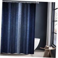 Shower Curtain, Abstract Modern Bathroom 72"W x 72"L Pack of 1 Navy Blue