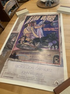 Star Wars original 1978 Movie Theater poster very good cond. c. 1978