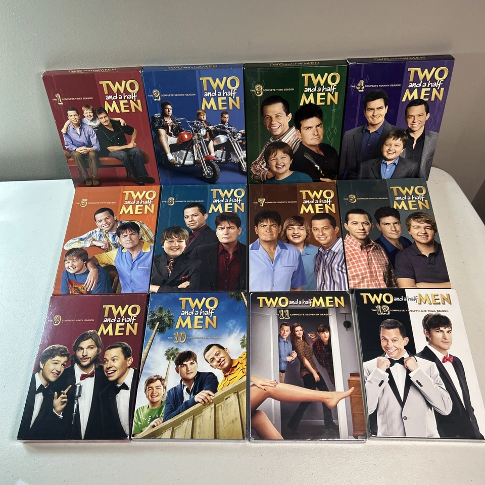 Two & A Half Men Complete Seas Series 1-12 DVD Comedy Gift Set Charlie Sheen - Image 2 of 4