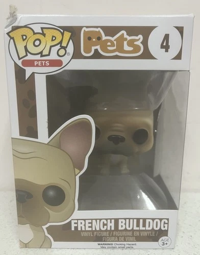 SUPER SWEET FRENCH BULLDOG VINYL FIGURE FUNKO POP PETS #4 USED BOX DAMAGE