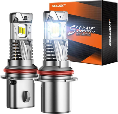 9004 Headlight Bulb 60000LM 6500K Hi/Low Beam   Compatible Replacement