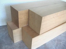 4 Cherry Lumber Square Turning Blanks - 3" x 3" x 13.5"