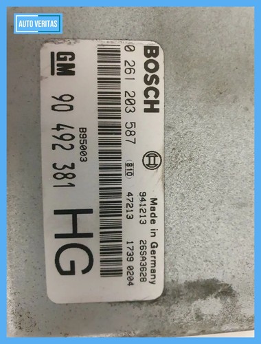 original engine control unit control unit Opel Omega B 2.0L 90492381 0201203587 - Picture 4 of 4