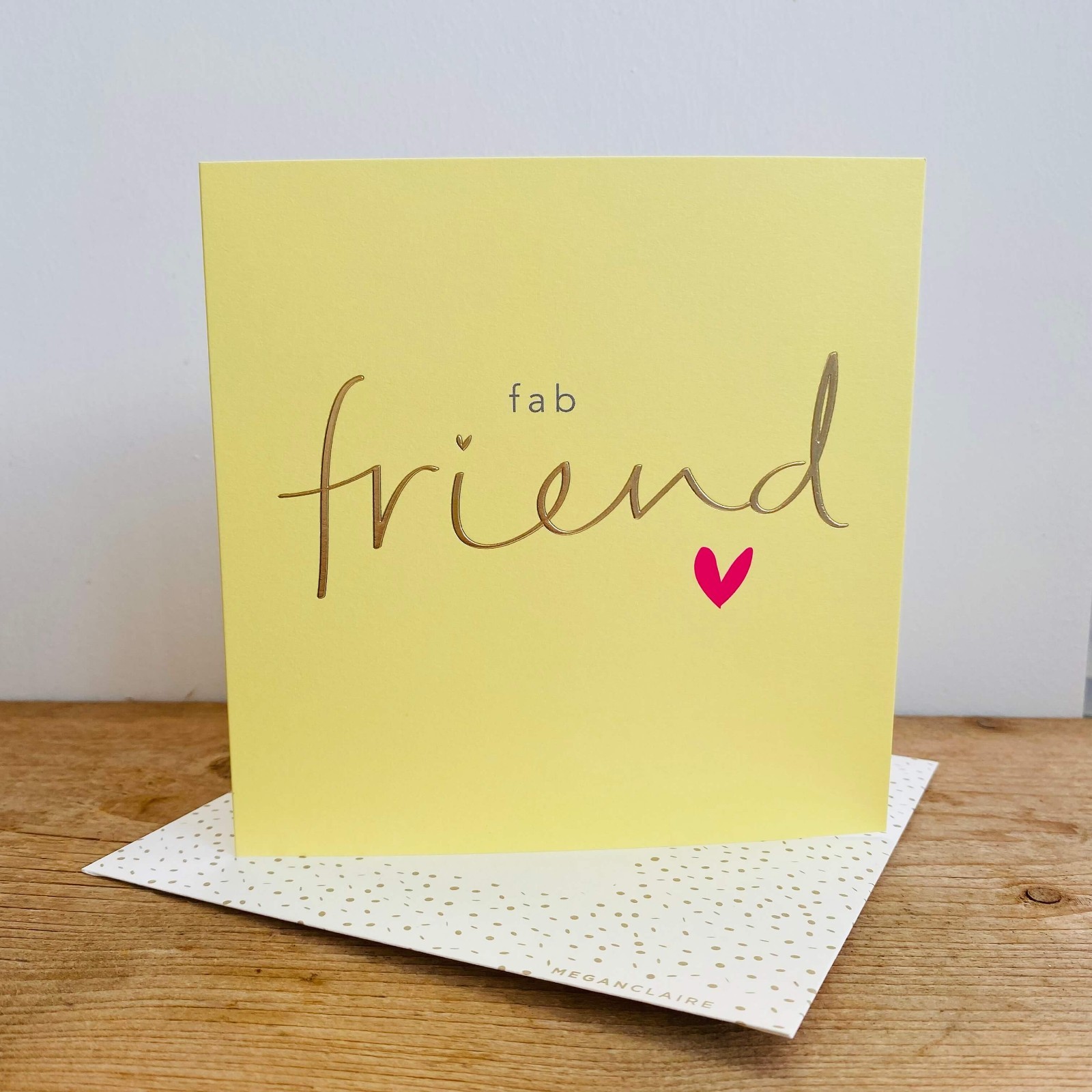 Pretty Friend Birthday Card Fab Friendship Love - Contemporary Greeting Card