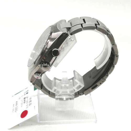 Citizen Eco-Drive GA7090-87E Date Titane Blk SLV 10Bar Solaire Homme Montre Auth - Photo 4 sur 7