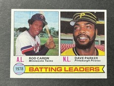 1979 Topps - Batting Leaders Rod Carew, Dave Parker #1
