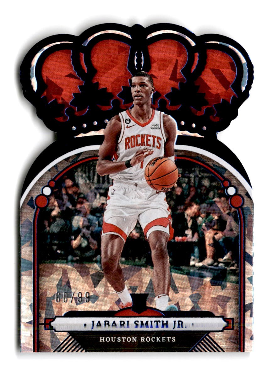 2022-23 Panini Crown Royale #6 Jabari Smith Jr. Crystal Blue #/99