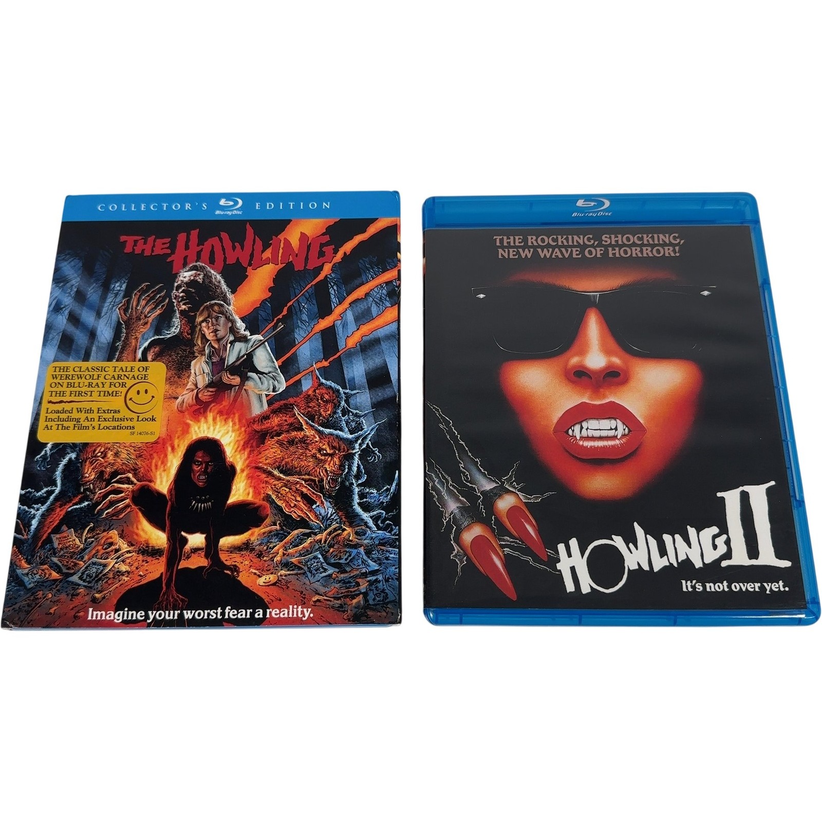 The Howling Collector's Edition Blu Ray & The Howling II Bundle USA Import