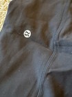 Lululemon Women’s Black Cropped Ankle Leggings Size 6 Stretch Wunder Train — photo 3