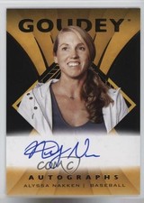 2023 Upper Deck Goodwin Champions Goudey Auto Alyssa Nakken #GA-AN Auto 0hj7