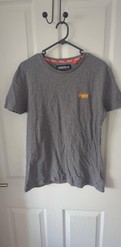 Men's Superdry top Size L Grey