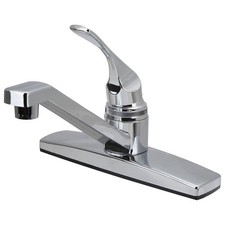 Boston Harbor PF8111A Kitchen Faucet, 1.8 gpm, 1-Handle, ABS, Chrome Plated, Lev
