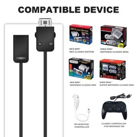 Extension Cable with Super Nintendo Edition Controller (2017), Mini NES Editi...