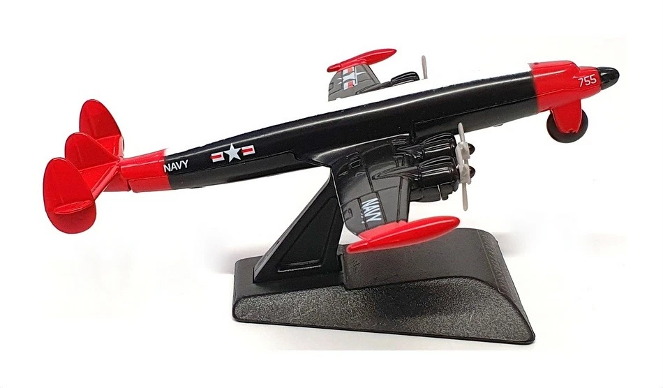 Motormax Sky Wings 1/100 Scale 77013 - Constellation Aircraft - Black/White/Red - Image 3 of 4