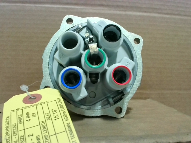 Meltric 37-68243-C-K04 Male Inlet Receptacle w/ Ground 100A 480V 3P+G DS100c Ser img