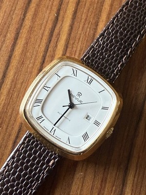 Rare Vintage Revue Automatic Watch 1970s Swiss Old Stock Brand New 722