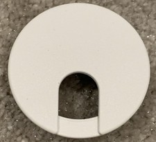 White Plastic Table Grommet 35mm Cutout