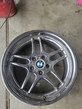 BMW Genuine Staggered M-Parallel Sport Wheel 740iL  750iL  Single Wheel Chrome