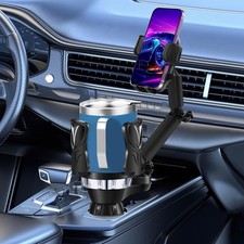 Phone Holders Adjustable Car Cup Holder Expander 360  Rotation 10-46 oz bottles