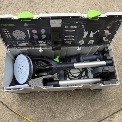 Festool 575994 Planex LHS 2 225 EQI-Plus Drywall Sander W/ Light - In Systainer!