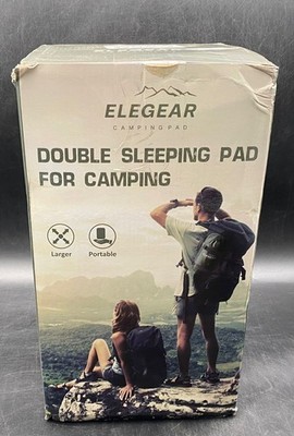 Elegear Double Sleeping Pad   2 Personen Camping Luftmatratze   mit Fußpumpe