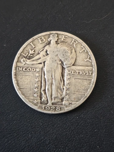 1928 Standing Liberty Silver Quarter XF