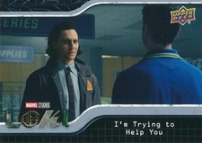 #23 I'M TRYING TO HELP YOU 2023 Upper Deck Marvel Loki TOM HIDDLESTON
