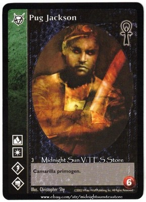Pug Jackson Brujah Camarilla Edition V:TES VTES Vampire CCG