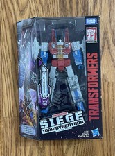 Transformers War For Cybertron Siege Starscream Voyager Class Seeker Hasbro NIB