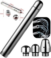Edelstahl Anal Vaginal Dusche Wasser Intimdusche Enema Düse Kommen 3 Köpfen