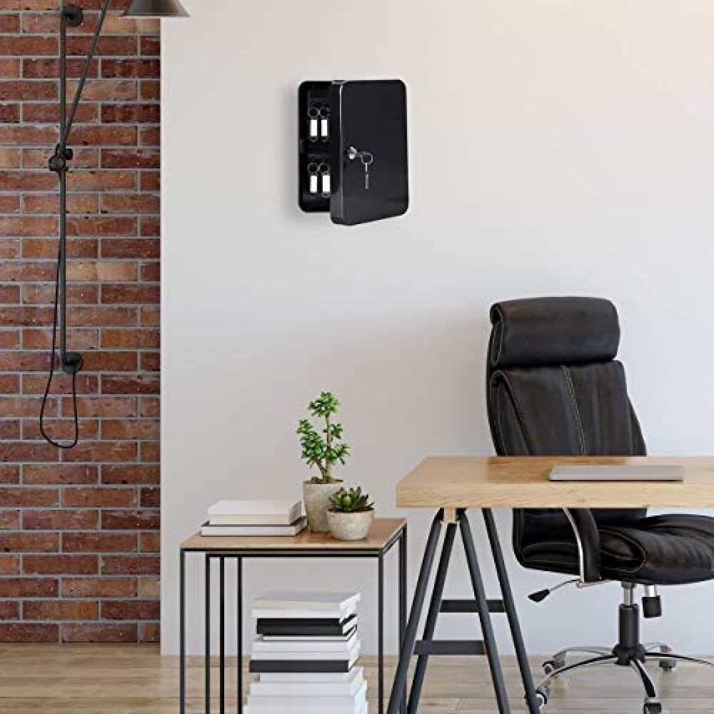 Cassaforte Chiavi Metallo Relaxdays 48 Posti 25x18cm Montaggio Muro