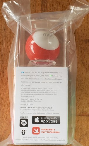 Sphero Mini - App-Enabled Robotic Ball Games & Coding Red Model# M001 New - Picture 2 of 4
