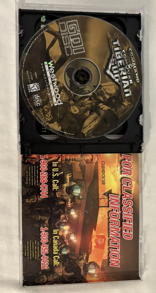 Command and Conquer Tiberian Sun PC CD-ROM Video Game 1999 - Read Description - Image 3 of 4
