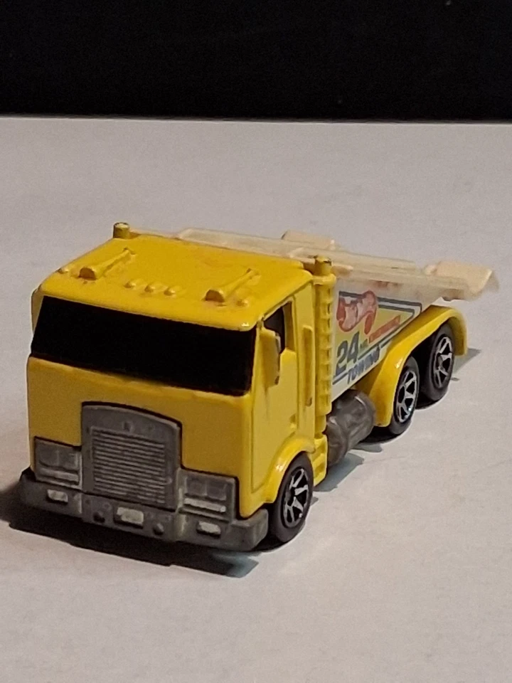 Camión de transporte Hot Wheels 1986 rampa remolque camión de transporte #187 Foto 3 de 4