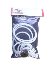 Gottlieb 1948 Round Up Pinball Machine Replacement Repair Rubber Ring Kit White