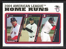 2005 Topps #339 2004 American League Home Runs