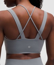 Lululemon / Like a Cloud Longline Bra D/DD /Rover Grey