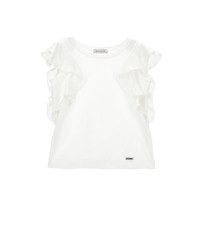 MONNALISA  T-SHIRT CANOTTA  CERIMONIA BAMBINA  PRIMAVERA ESTATE   8 12 14  ANNI