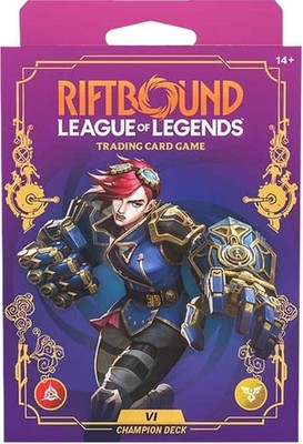 Sealed Unleashed Champion Deck Vi Riftbound: League of Legends -Kid Icarus-