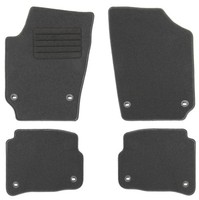 FußMatten Set FüR VW Polo 9N 2003-2009 Autoteppiche Mit 100% Passform Schwarz
